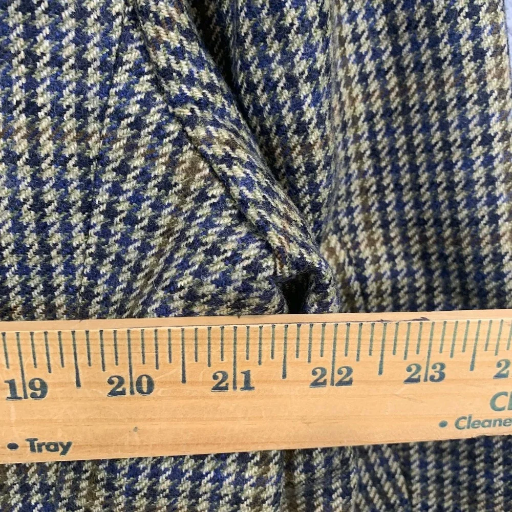 Brooks Brothers Men's 44 RG Glen Plaid Wool Blend Sport Coat Blazer Jacket USA